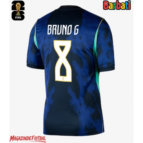 Brazilia Bruno Guimaraes #8 Tricou Fotbal Replică Mondial 2026 Barbati Deplasare Brazilia Bruno Guimaraes #8 Tricou Fotbal Replică Mondial 2026 Barbati Deplasare